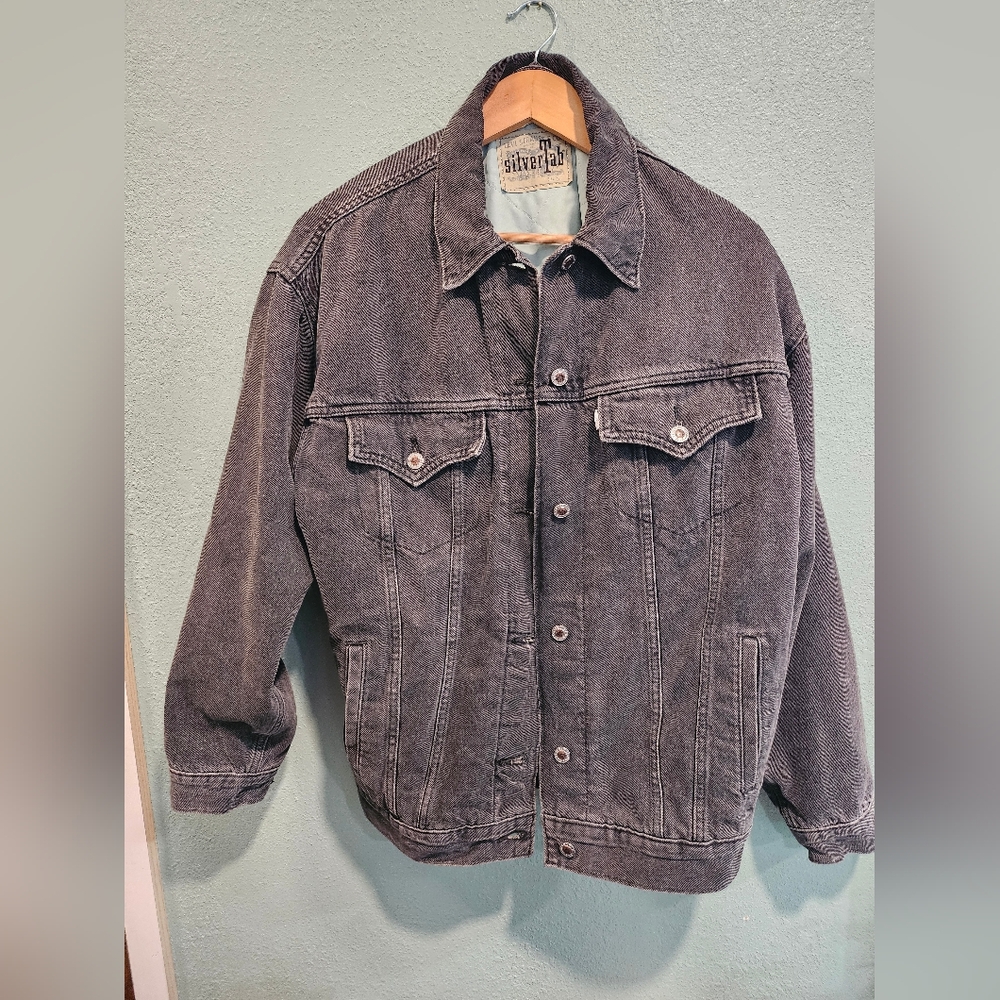 Levi's SilverTab Baggy Black Wash Jacket S